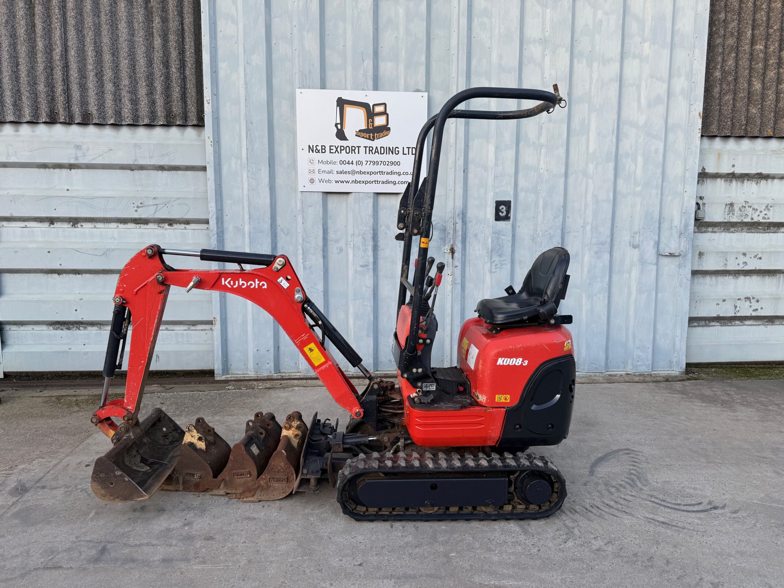 IMG_7489 Kubota K008 Micro Digger